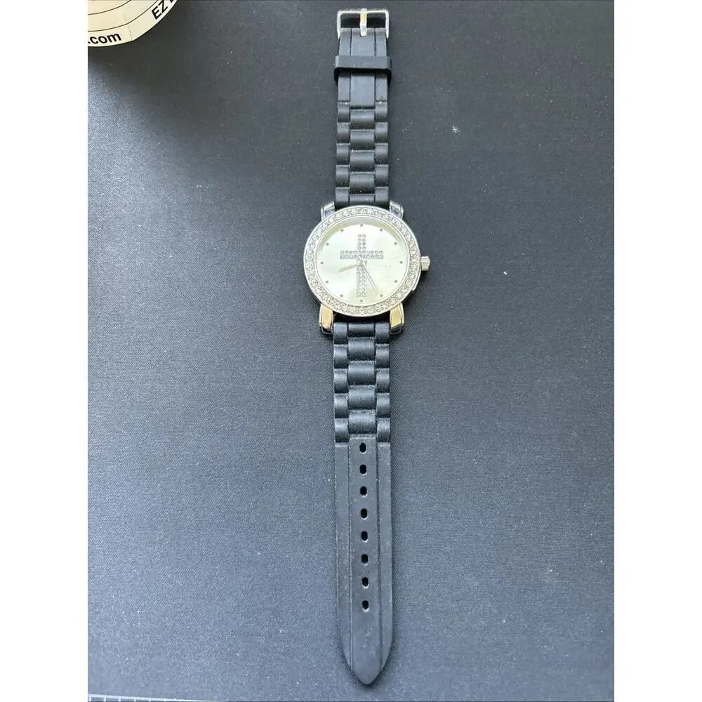 Silver Tone Cross Women’s Quartz Watch